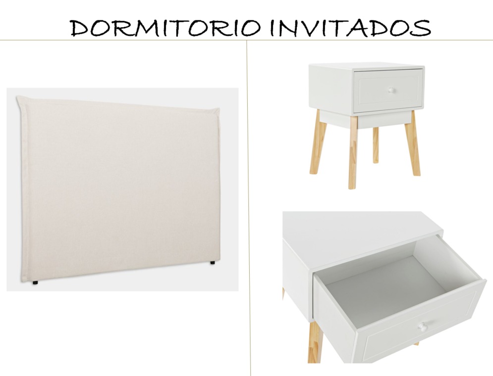 Dormitorio de invitados — mirada de cerca Boho