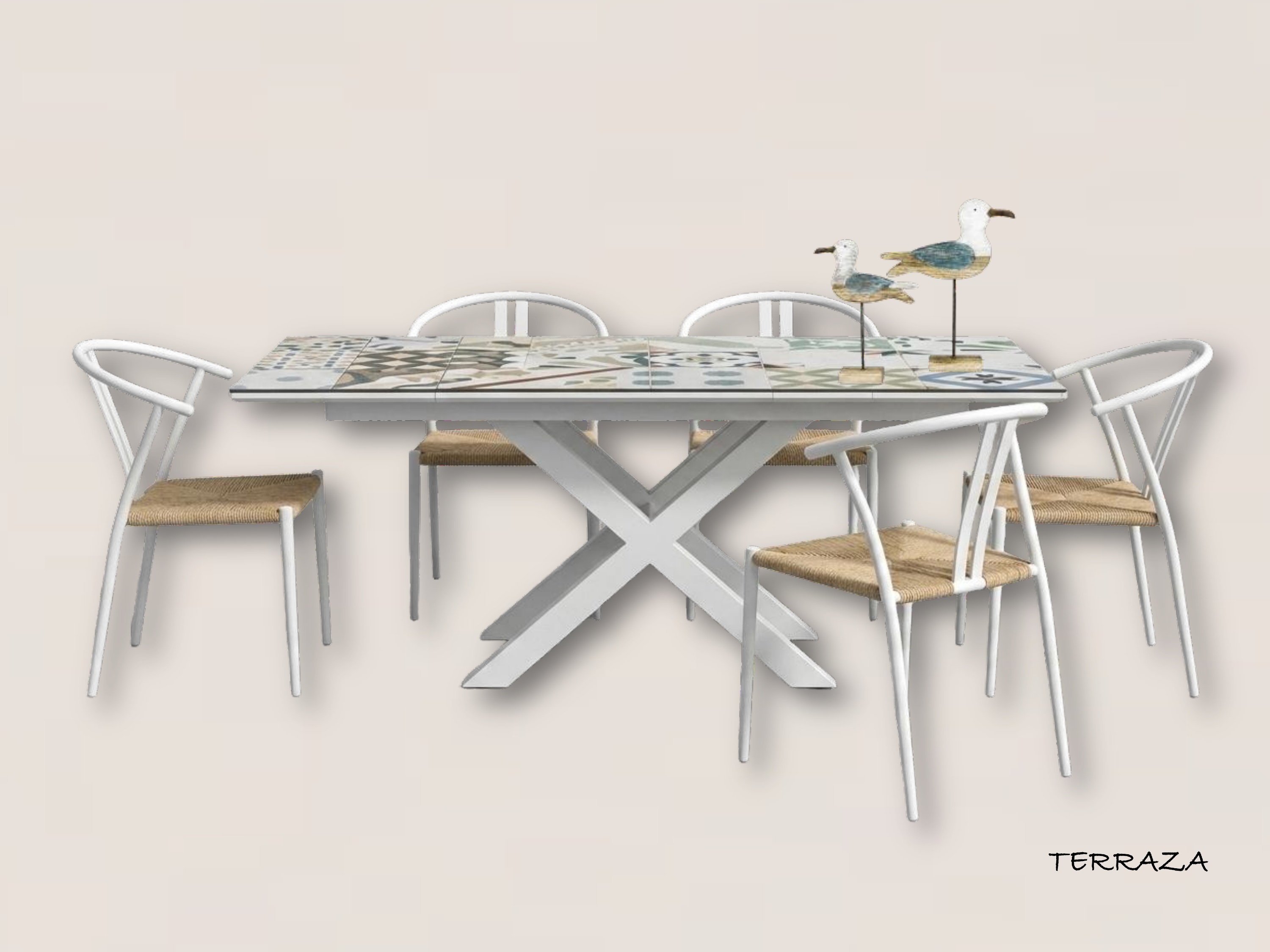 Terraza — propuesta Boho
