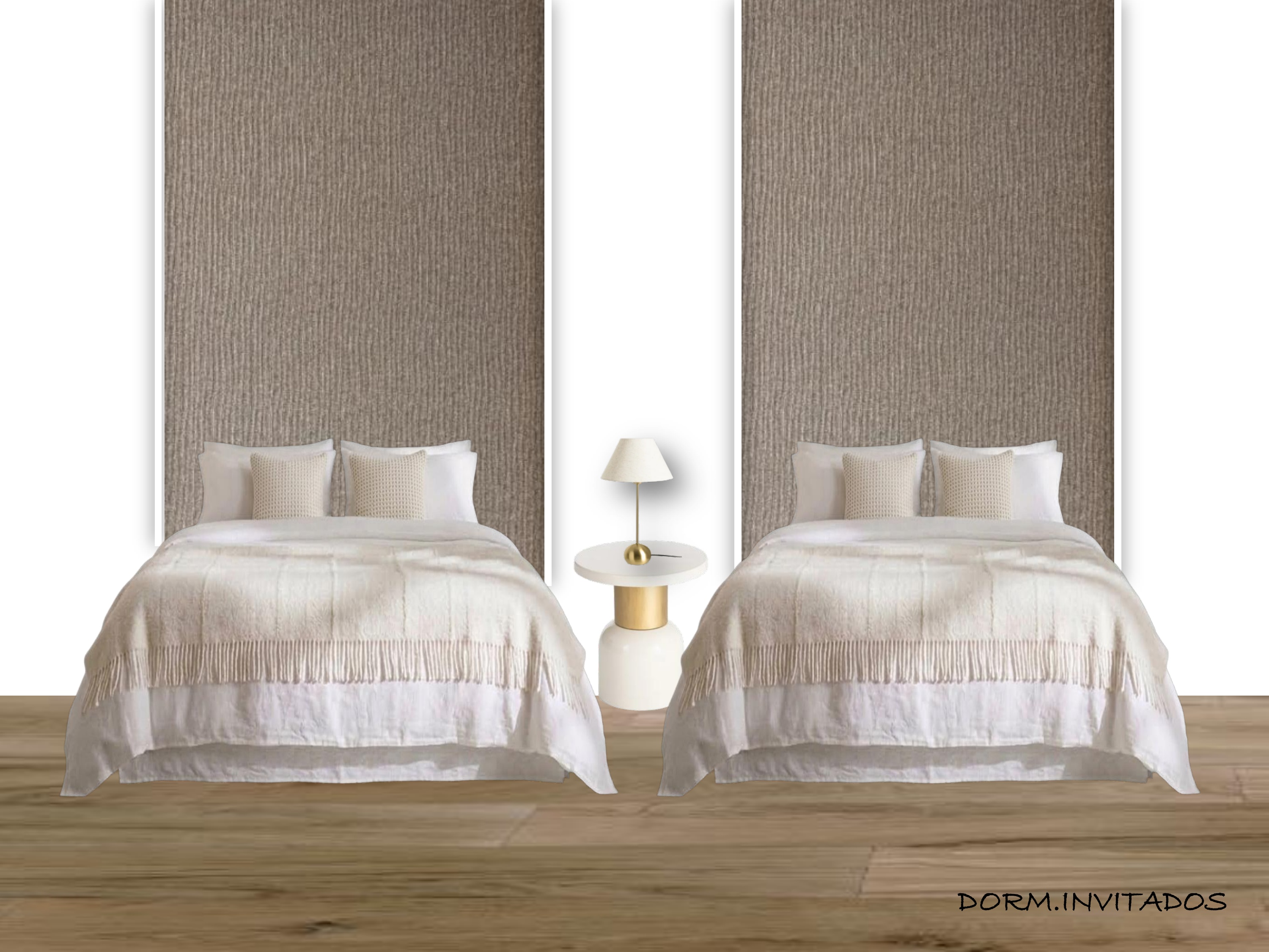 Dormitorio de invitados — propuesta Contemporánea
